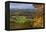 USA, North Carolina, Blowing Rock, Autumn Landscape Off of the Blue Ridge Parkway-Walter Bibikow-Framed Premier Image Canvas