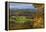 USA, North Carolina, Blowing Rock, Autumn Landscape Off of the Blue Ridge Parkway-Walter Bibikow-Framed Premier Image Canvas