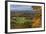 USA, North Carolina, Blowing Rock, Autumn Landscape Off of the Blue Ridge Parkway-Walter Bibikow-Framed Photographic Print