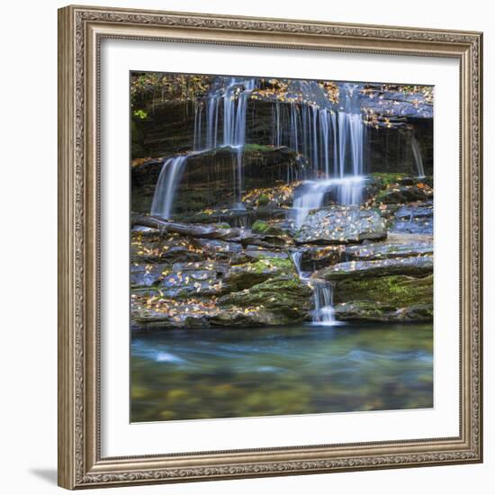 USA, North Carolina, Great Smoky Mountains. Scenic of Tom Branch Falls.-Jaynes Gallery-Framed Photographic Print