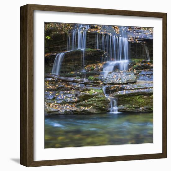 USA, North Carolina, Great Smoky Mountains. Scenic of Tom Branch Falls.-Jaynes Gallery-Framed Photographic Print