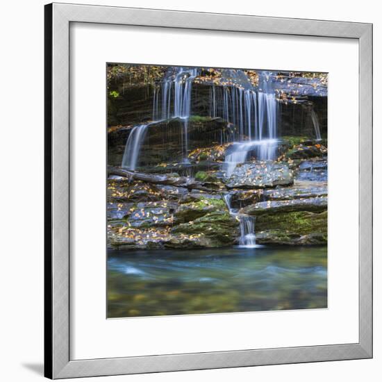 USA, North Carolina, Great Smoky Mountains. Scenic of Tom Branch Falls.-Jaynes Gallery-Framed Photographic Print