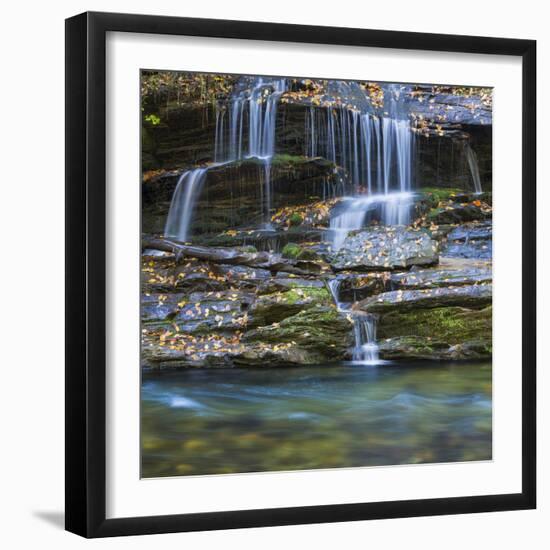 USA, North Carolina, Great Smoky Mountains. Scenic of Tom Branch Falls.-Jaynes Gallery-Framed Photographic Print