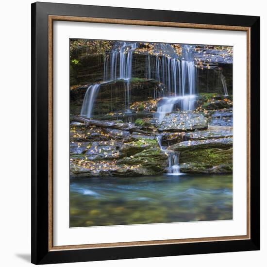 USA, North Carolina, Great Smoky Mountains. Scenic of Tom Branch Falls.-Jaynes Gallery-Framed Photographic Print