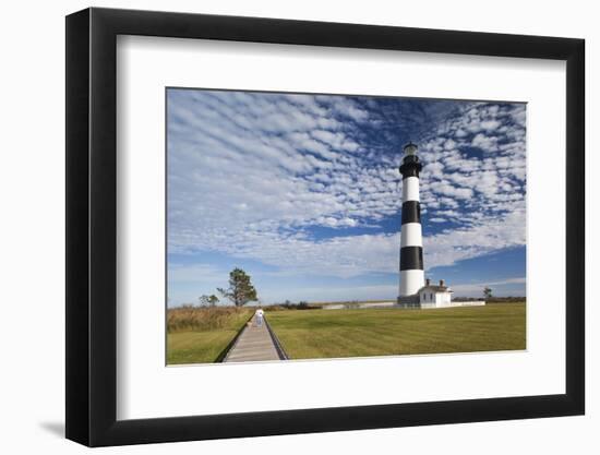 USA, North Carolina, Outer Banks National Seashore, Bodie Island, Bodie Island Lighthouse-Walter Bibikow-Framed Photographic Print