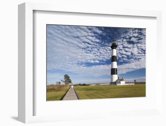 USA, North Carolina, Outer Banks National Seashore, Bodie Island, Bodie Island Lighthouse-Walter Bibikow-Framed Photographic Print