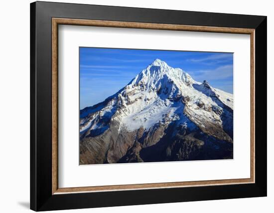 USA, Oregon, Aerial Landscape of Mt. Hood-Rick A Brown-Framed Photographic Print