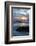 USA, Oregon, Bandon Beach. Seagull on Rock at Twilight-Jaynes Gallery-Framed Photographic Print