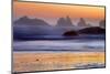 USA, Oregon, Bandon. Beach sunset.-Jaynes Gallery-Mounted Photographic Print