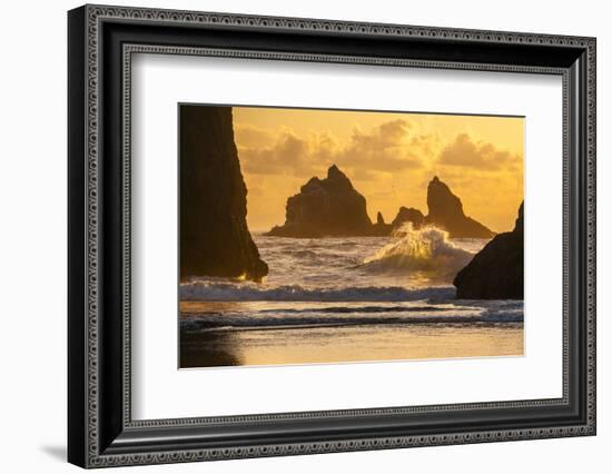 USA, Oregon, Bandon. Shore Scenic-Cathy & Gordon Illg-Framed Photographic Print