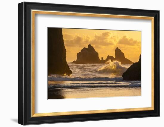 USA, Oregon, Bandon. Shore Scenic-Cathy & Gordon Illg-Framed Photographic Print