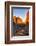 USA, Oregon, Bend. Smith Rock State Park, rock and reflections-Hollice Looney-Framed Photographic Print