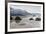 USA Oregon, Cannon Beach. Fog Rises over Coastline at Low Tide-Jean Carter-Framed Photographic Print