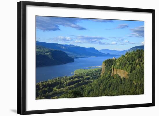 USA, Oregon, Chanticleer Point, Vista House and the Columbia Gorge.-Rick A^ Brown-Framed Photographic Print