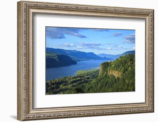 USA, Oregon, Chanticleer Point, Vista House and the Columbia Gorge.-Rick A^ Brown-Framed Photographic Print