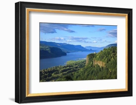 USA, Oregon, Chanticleer Point, Vista House and the Columbia Gorge.-Rick A^ Brown-Framed Photographic Print