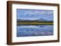 USA, Oregon. Clouds Reflect in Small Lake at Black Butte Ranch-Jean Carter-Framed Photographic Print