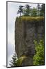 USA, Oregon. Columbia Gorge, conifers on bluff above Oneonta Gorge.-Alison Jones-Mounted Photographic Print