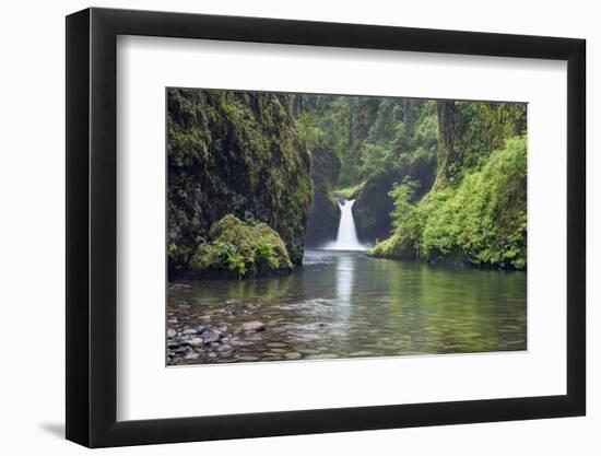 USA, Oregon, Columbia River Gorge, Lower Punchbowl Falls.-Rob Tilley-Framed Photographic Print