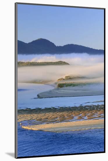 USA, Oregon. Fog over Netarts Bay-Steve Terrill-Mounted Photographic Print