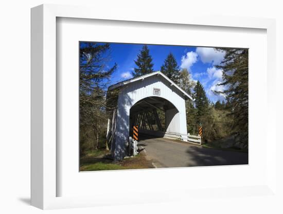 USA, Oregon, Hannah Bridge-Rick A Brown-Framed Photographic Print