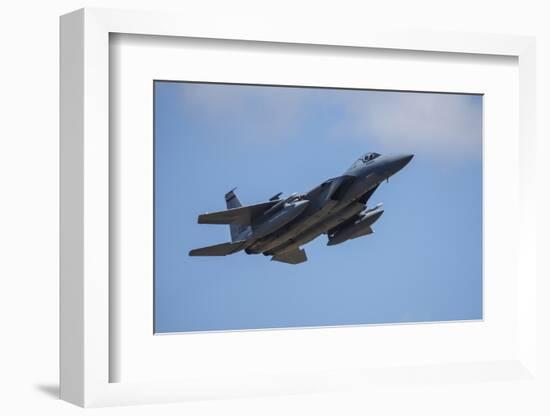 USA, Oregon, Hillsboro, F-15C Eagles.-Rick A Brown-Framed Photographic Print