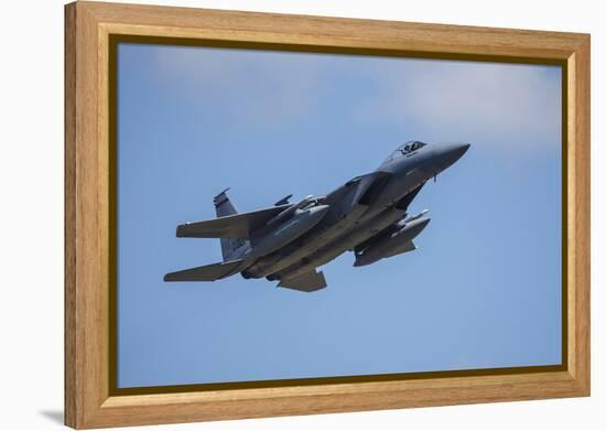 USA, Oregon, Hillsboro, F-15C Eagles.-Rick A Brown-Framed Premier Image Canvas