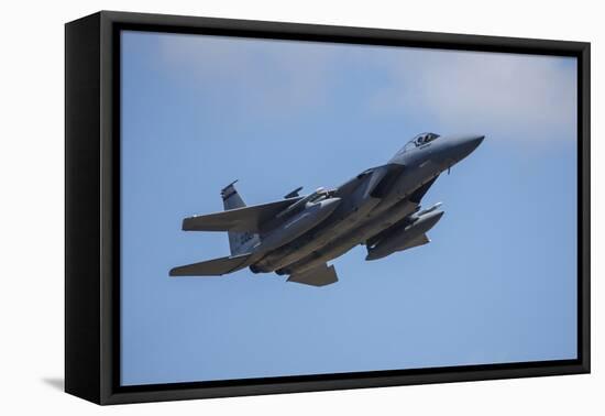 USA, Oregon, Hillsboro, F-15C Eagles.-Rick A Brown-Framed Premier Image Canvas