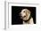 USA, Oregon, Keizer, Labrador Retriever in Her Christmas Collar, Pr-Rick A. Brown-Framed Photographic Print