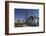 USA, Oregon, Portland. Downtown and the Hawthorne Bridge-Brent Bergherm-Framed Photographic Print