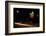 USA, Oregon, Portland. Neon sign in Old Town and traffic blur.-Jaynes Gallery-Framed Photographic Print