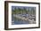 USA, Oregon, Portland. Sailboats docked in Tomahawk Bay.-Jaynes Gallery-Framed Photographic Print