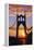 USA, Oregon, Portland. St. Johns Bridge at sunrise.-Jaynes Gallery-Framed Premier Image Canvas