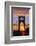 USA, Oregon, Portland. St. Johns Bridge at sunrise.-Jaynes Gallery-Framed Photographic Print