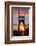 USA, Oregon, Portland. St. Johns Bridge at sunrise.-Jaynes Gallery-Framed Photographic Print