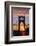 USA, Oregon, Portland. St. Johns Bridge at sunrise.-Jaynes Gallery-Framed Photographic Print