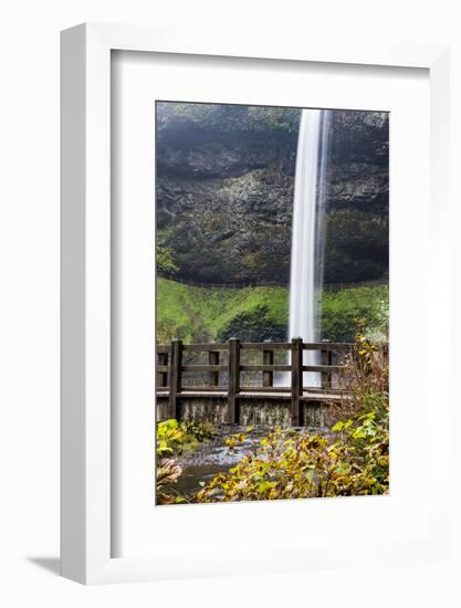 USA, Oregon, Silver Falls State Park, Falls-Hollice Looney-Framed Photographic Print