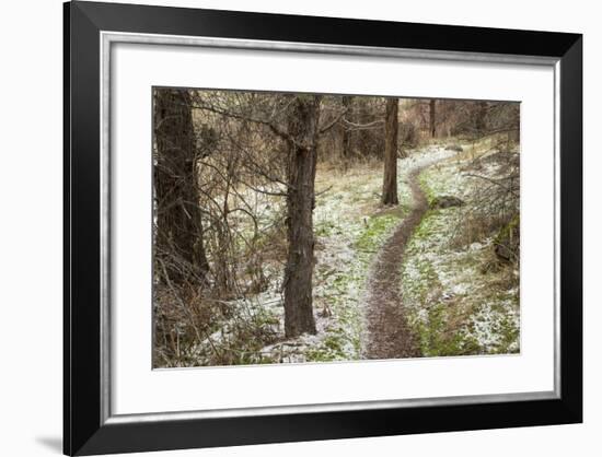 USA, Oregon, Smith Rock State Park Winter Trail-Brent Bergherm-Framed Photographic Print