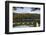 USA, Oregon. Sparks Lake Recreation Area, Elk Lake, docks with Mt. Bachelor.-Alison Jones-Framed Photographic Print