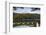 USA, Oregon. Sparks Lake Recreation Area, Elk Lake, docks with Mt. Bachelor.-Alison Jones-Framed Photographic Print