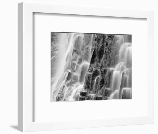 USA, Oregon, Three Sisters Wilderness Area. Close-up of Proxy Falls-Dennis Flaherty-Framed Photographic Print