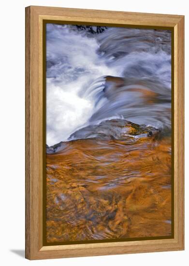 USA, Oregon. Waterfall in South Fork River-Steve Terrill-Framed Premier Image Canvas