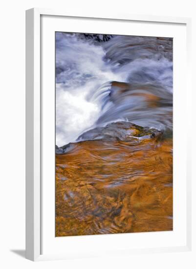 USA, Oregon. Waterfall in South Fork River-Steve Terrill-Framed Photographic Print