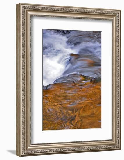 USA, Oregon. Waterfall in South Fork River-Steve Terrill-Framed Photographic Print