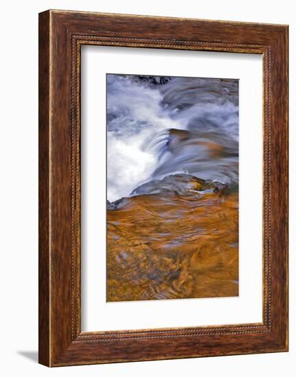 USA, Oregon. Waterfall in South Fork River-Steve Terrill-Framed Photographic Print