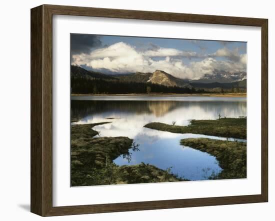 Usa, Pacific Northwest, Mountain Scenic with a Lake-Christopher Talbot Frank-Framed Photographic Print