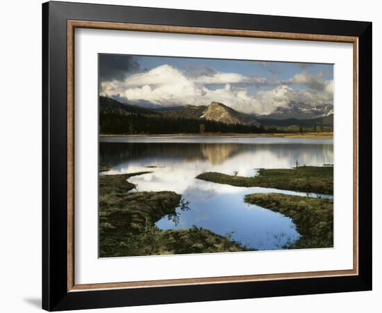 Usa, Pacific Northwest, Mountain Scenic with a Lake-Christopher Talbot Frank-Framed Photographic Print