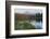 Usa, Pacific Northwest, Oregon Cascades, Scott Lake with Three Sisters Mountains-Christian Heeb-Framed Photographic Print