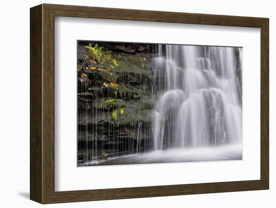 USA, Pennsylvania, Benton. Waterfall in Ricketts Glen State Park-Jay O'brien-Framed Photographic Print