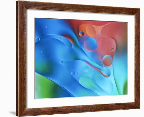 USA, Pennsylvania, Erie. Oil Abstract-Ellen Anon-Framed Photographic Print